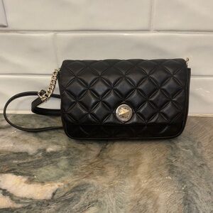 Kate spade, nwot Elegant Black Quilted Shoulder Bag